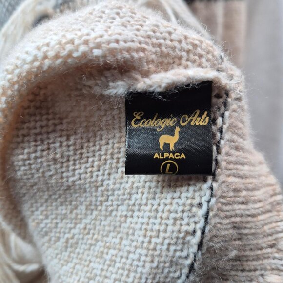 Ecologic Arts Sweater Womens L Multicolor Alpaca Pullover Tunic Long Sleeve - Picture 4 of 8